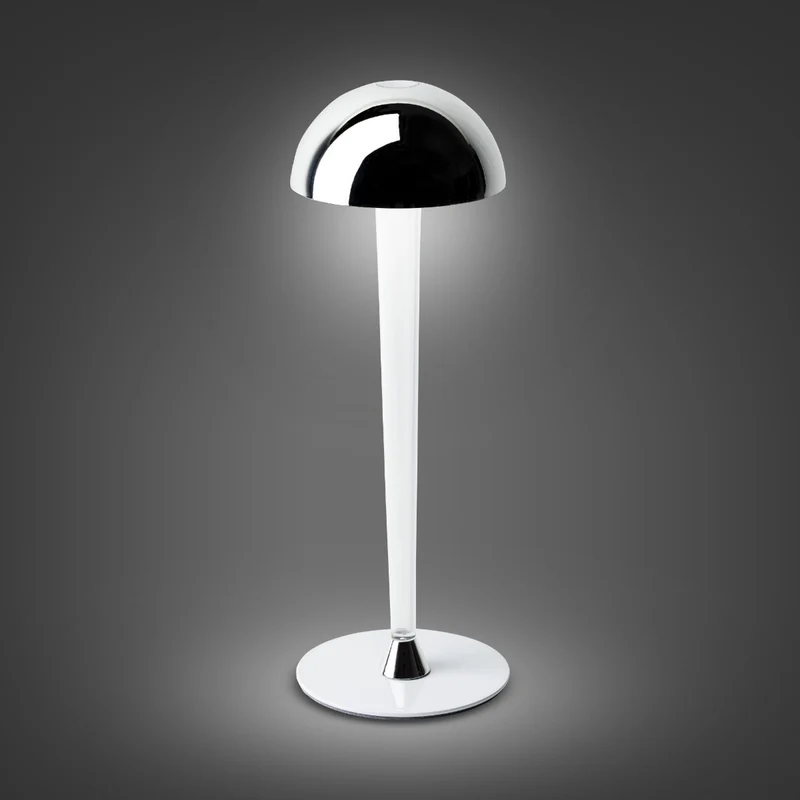 LAMPADA PIN UP CORDLESS RICARICABILE CROMATA