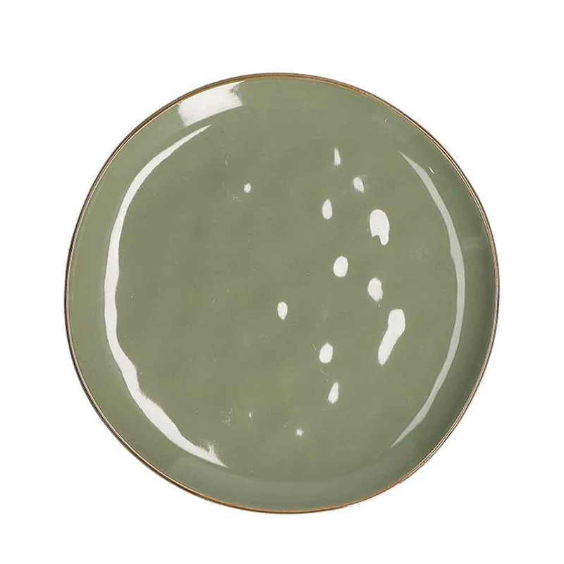 PIATTO FRUTTA VERDE OLIVA CONCERTO Ø20CM