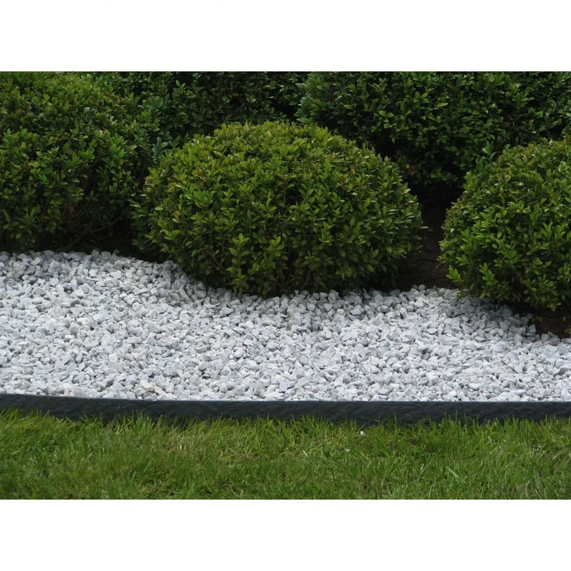 BORDO FLESSIBILE ORNAMENTALE ROCKS M.10 - H.12CM GRIGIO