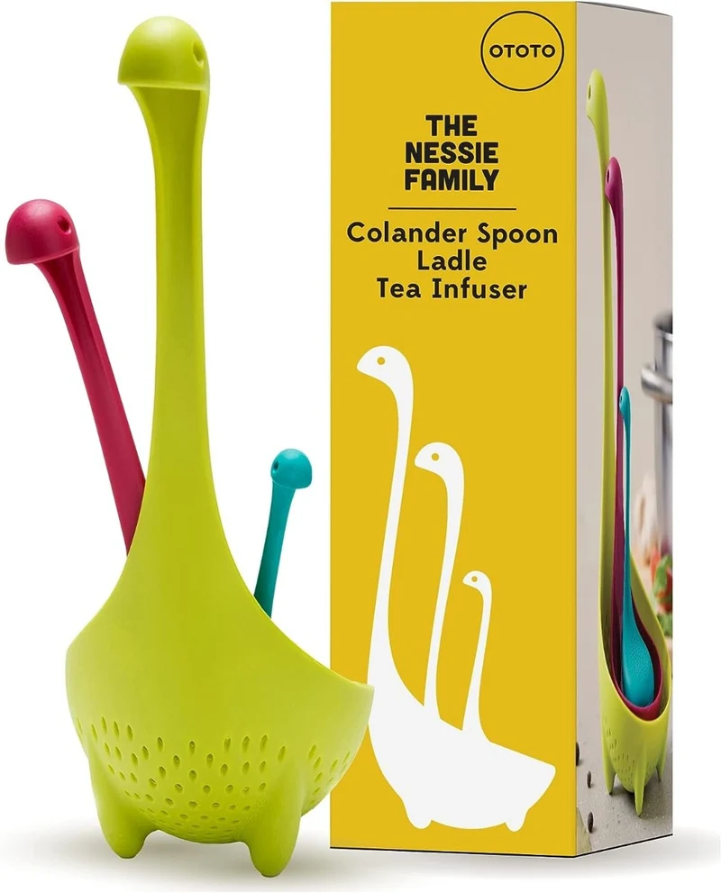 SET 2 MESTOLI DA CUCINA + INFUSORE - NESSIE FAMILY