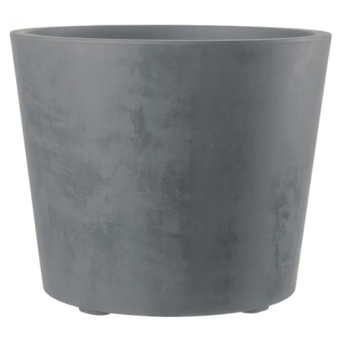 VASO MILLENNIUM 59 CM GRIGIO CON RISERVA D'ACQUA E RUOTE