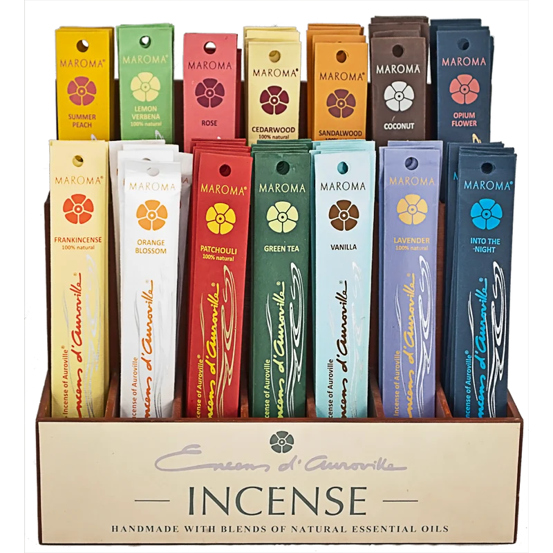 OFFERTA 3 CONFEZIONI DI INCENSO MAROMA FRAGRANZE ASSORTITE