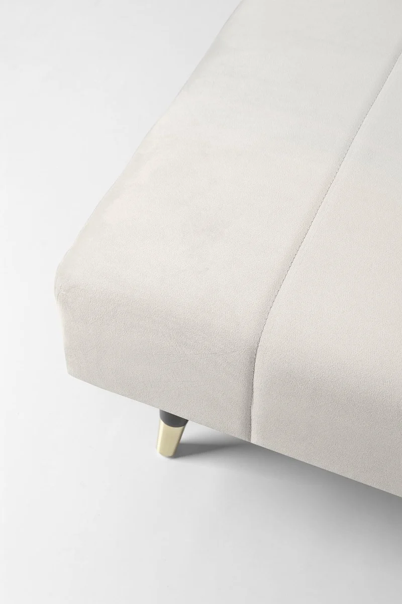 DIVANO-LETTO ALMA 3 POSTI BEIGE EFFETTO VELLUTO 180X88X82H CM