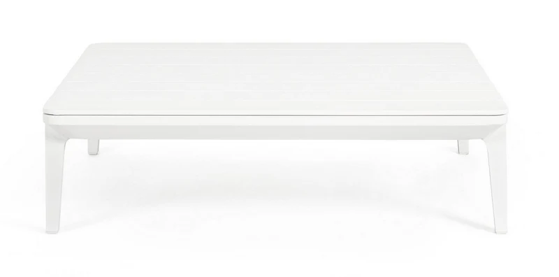 TAVOLINO IN ALLUMINIO BIANCO WG20 MATRIX 99X99CM