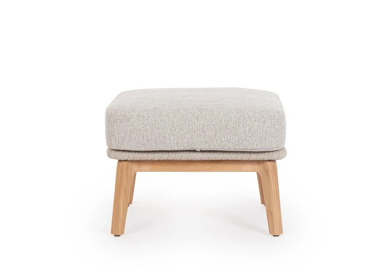 SGABELLO POGGIAPIEDI OTTOMAN C-C TAMIRES BEIGE