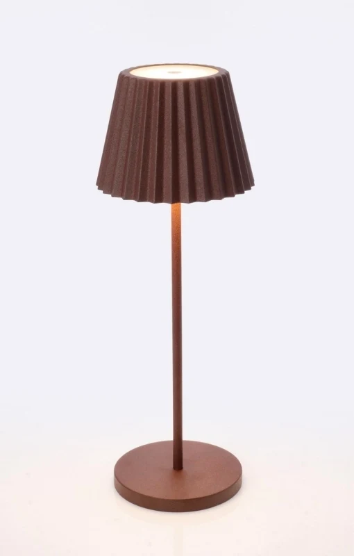 LAMPADA DA TAVOLO LED ARTIKA MARRONE H36CM
