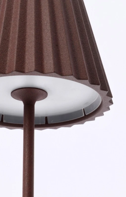 LAMPADA DA TAVOLO LED ARTIKA MARRONE H36CM