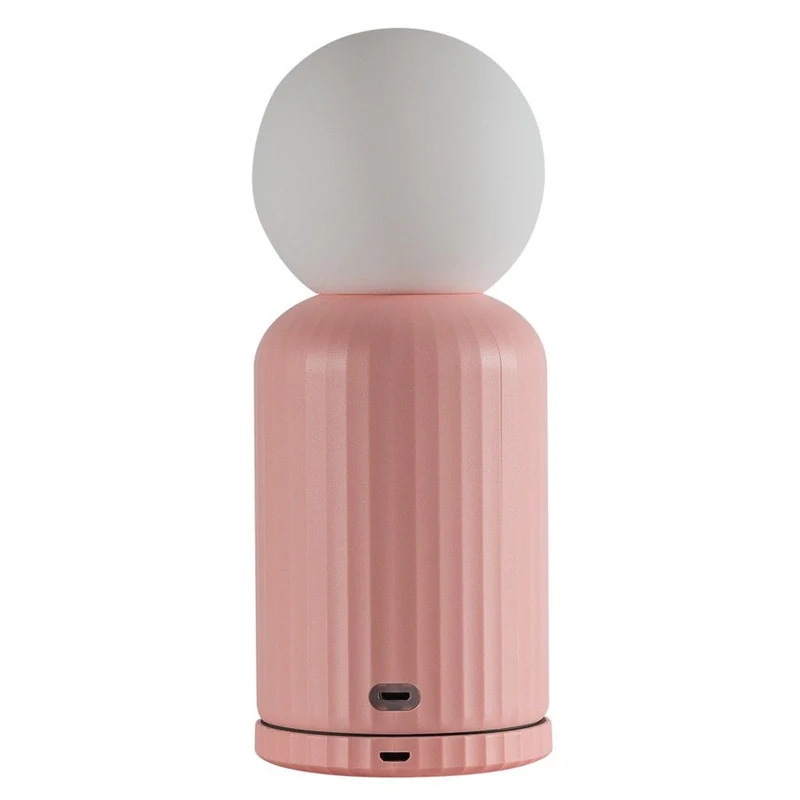 LAMPADA CON RICARICA WIRELESS ROSA