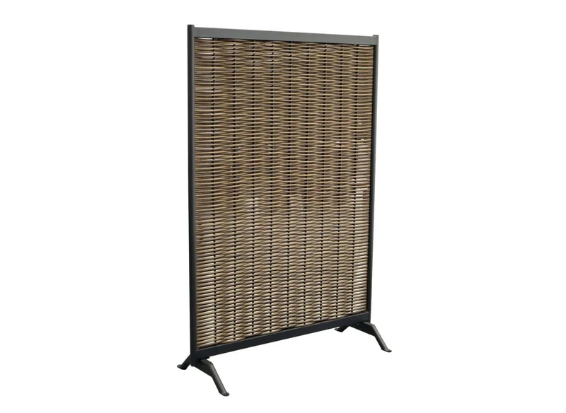 DIVISORIO 123X180X44 MUSE GRAFITE/MARRONE