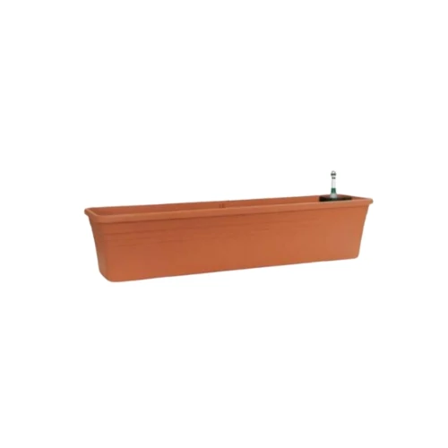 FIORIERA MEDITERRAN CON SISTEMA DI IRRIGAZIONE WATERSYSTEM 100CM TERRACOTTA