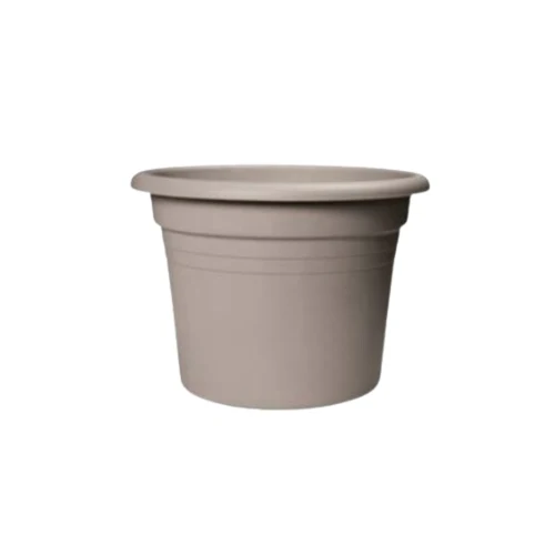VASO MEDITERRAN CILINDRO 40CM WARM TAUPE