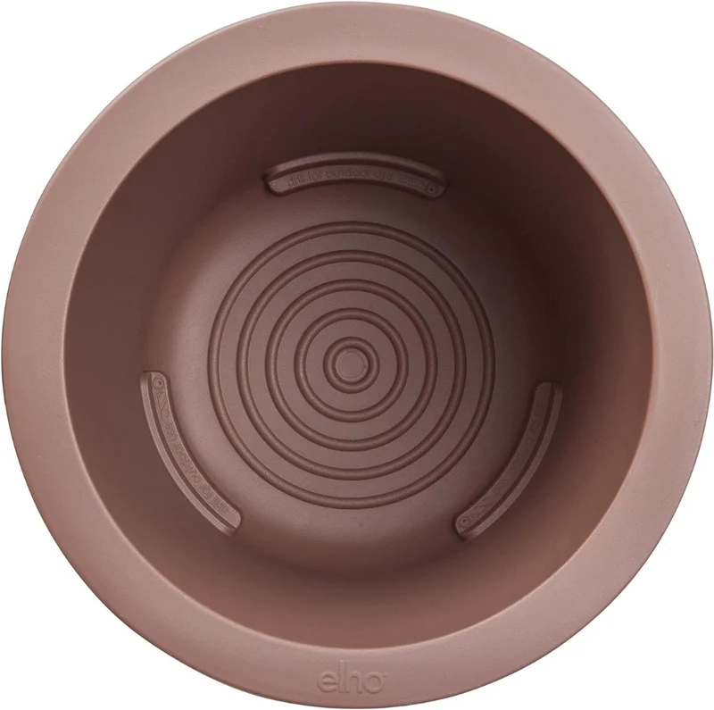VASO PURE COUPE 35CM ROSY BROWN