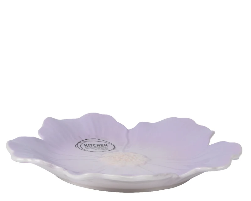 PIATTO A FIORE D20CM LILLA DOLOMITE