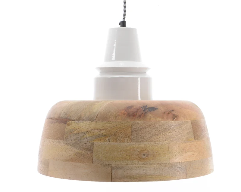 LAMPADARIO IN LEGNO DIAM.40CM