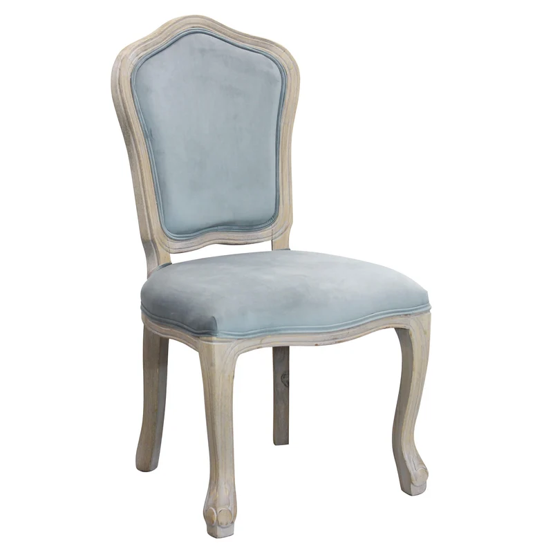 SEDIA CHARLENE IN VELLUTO GRIG