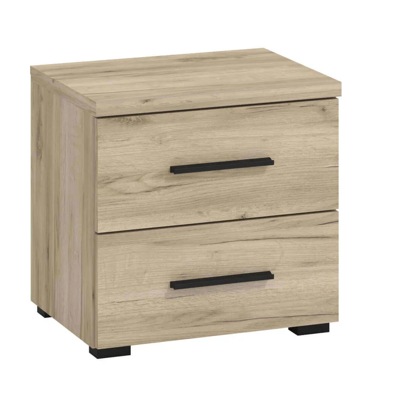 COMODINO DADO ROVERE GRIGIO