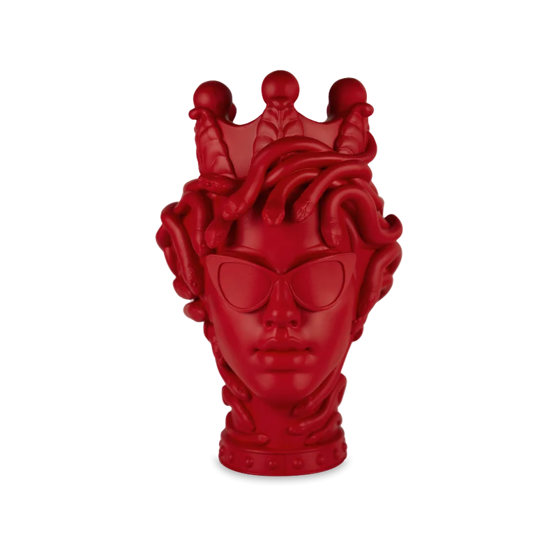 TESTA DECORATIVA LA VIPERA ROSSO - SAGRADA FAMILIA