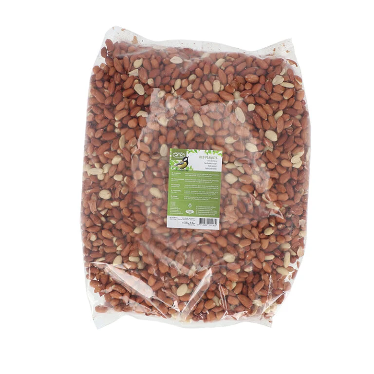 ARACHIDI ROSSE SGUSCIATE PER UCCELLINI SELVATICI 2.5KG