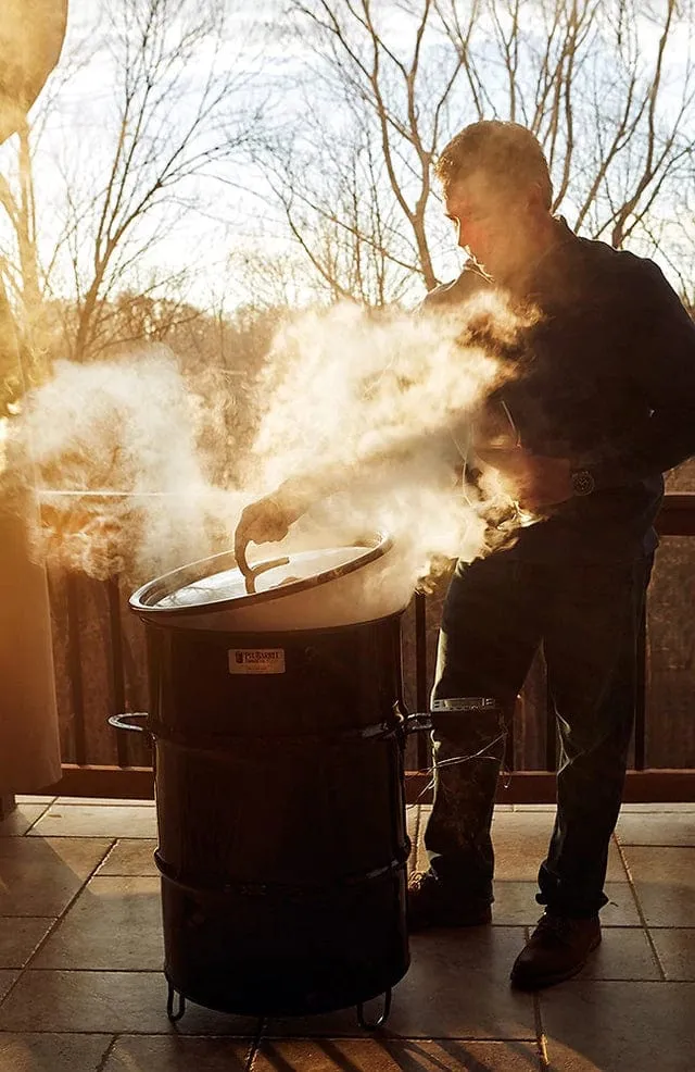 PIT BARREL BARBECUE AFFUMICATORE COOKER A CARBONE