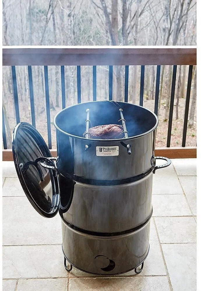 PIT BARREL BARBECUE AFFUMICATORE COOKER A CARBONE