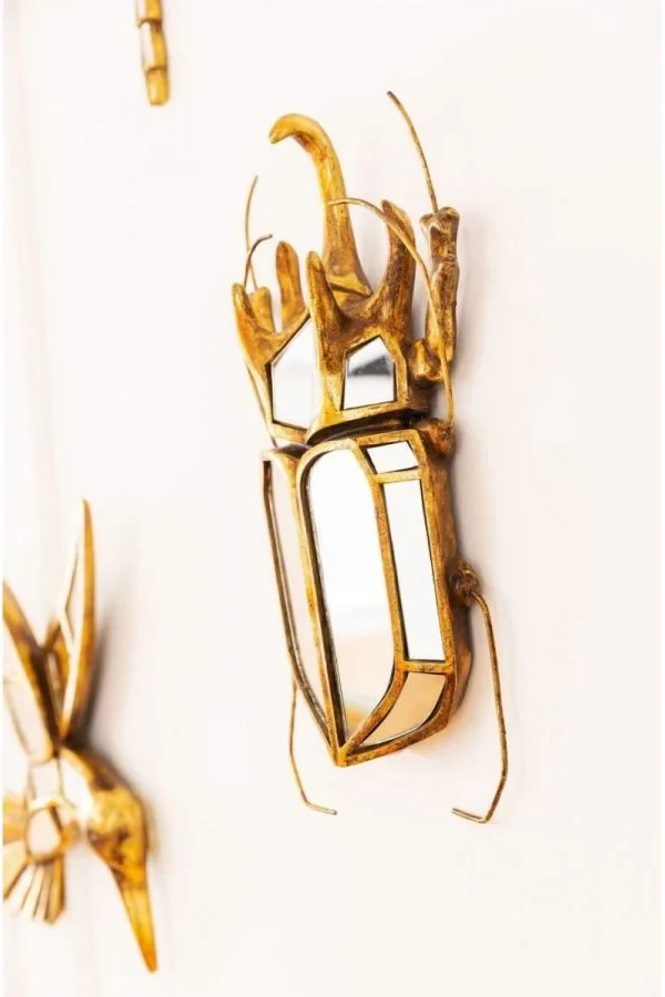 DECORAZIONE DA PARETE BEETLE MIRROR 25X39 CM