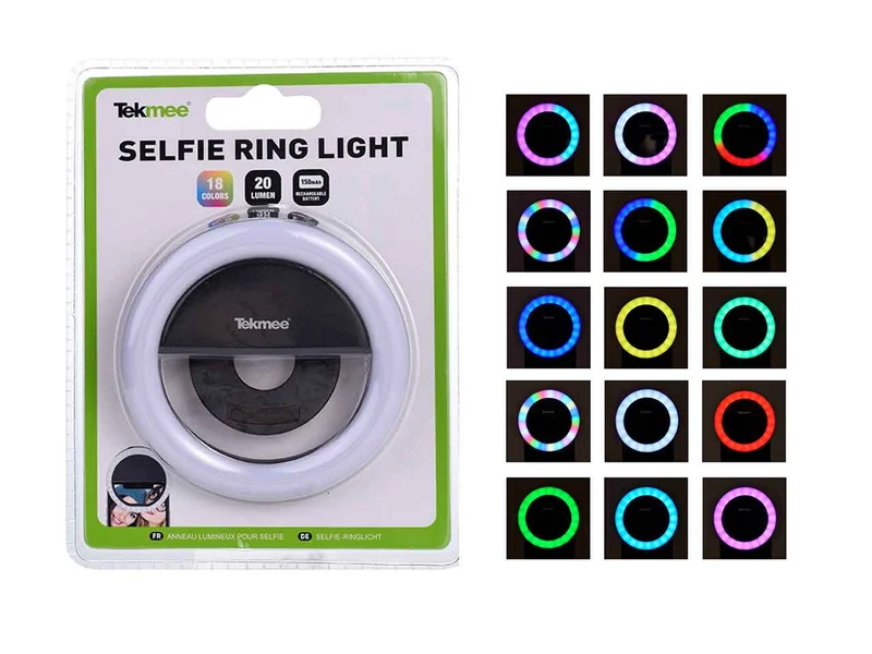 ANELLO LUMINOSO PER SELFIE MULTICOLOR