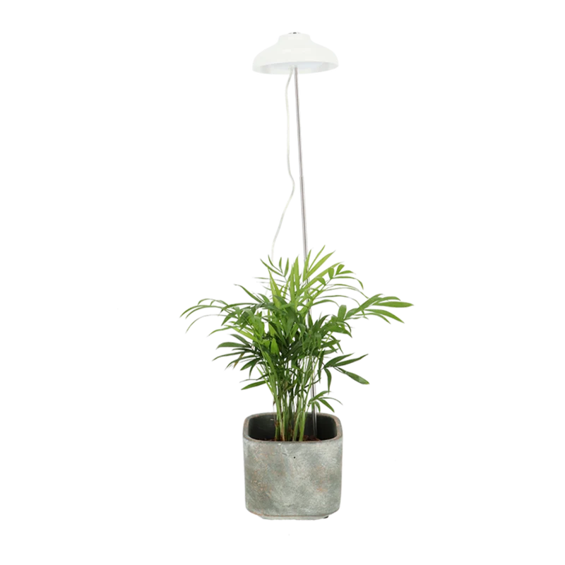 LAMPADA PER CRESCITA PIANTE BIANCA IN ACCIAIO