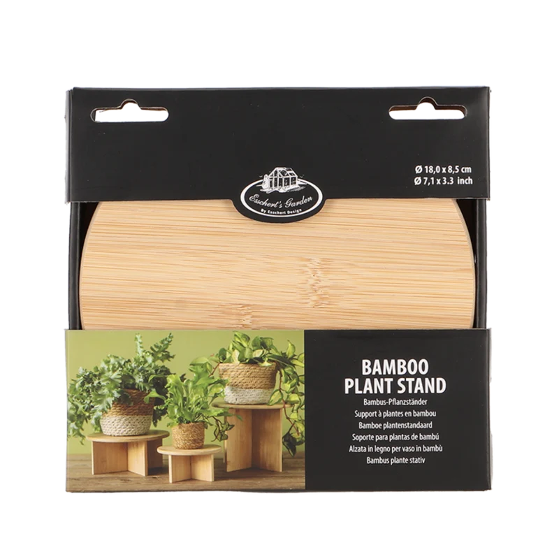 SUPPORTO ALZA VASO IN BAMBU DIAM. 25CM