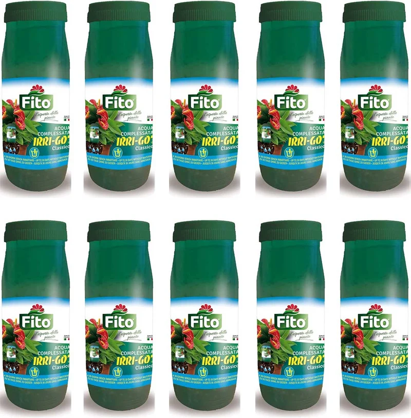 OFFERTA 10PZ ACQUA COMPLESSATA DISSETA PIANTE FITO IRRIGO' CLASSICO 300ML