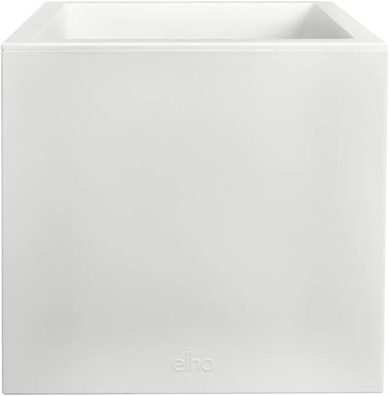 VASO VIVO NEXT SQUARE 40CM WHITE