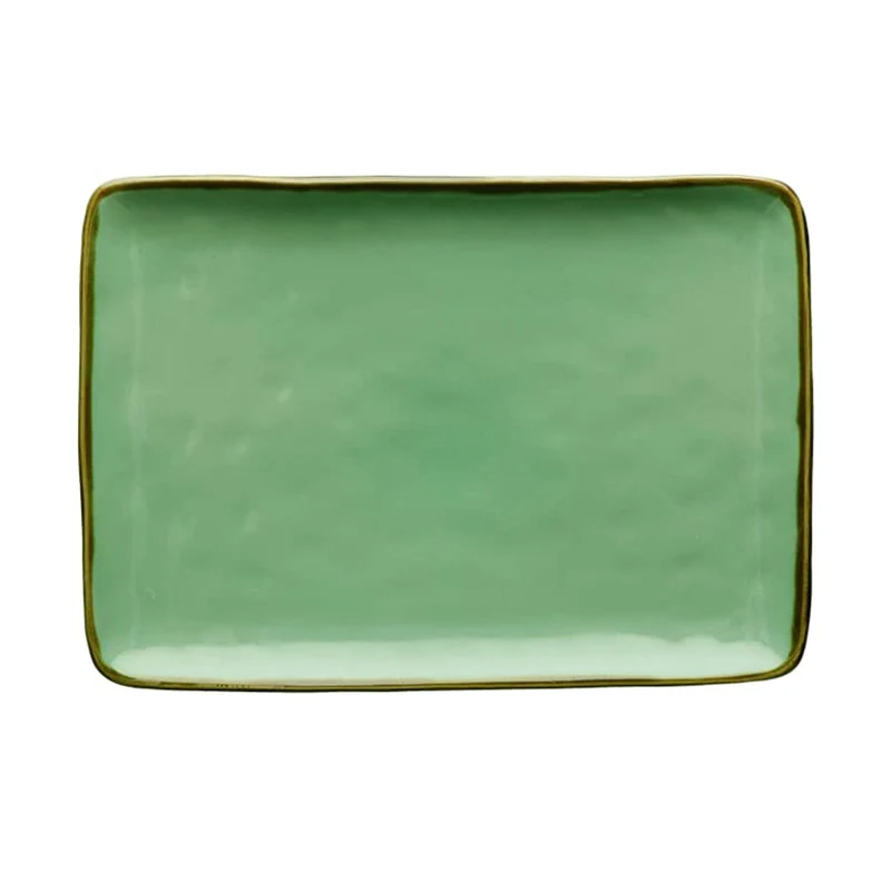 VASSOIO RETTANGOLARE 20X13CM LINEA ”CONCERTO” TÈ VERDE