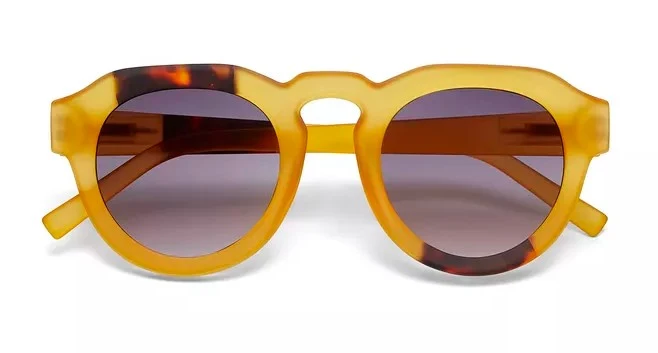OCCHIALE DA SOLE MODELLO ZENO COLORE GIALLO OKKIA