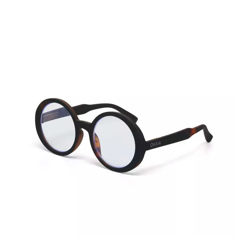 OCCHIALE DA LETTURA MODELLO LAURA COLORE BLACK GRAD.+2.00 OKKIA