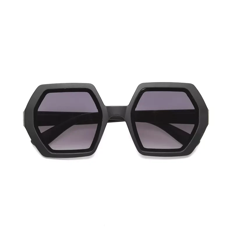 OCCHIALE DA SOLE PREMIUM ESAGONALE EMMA NERO