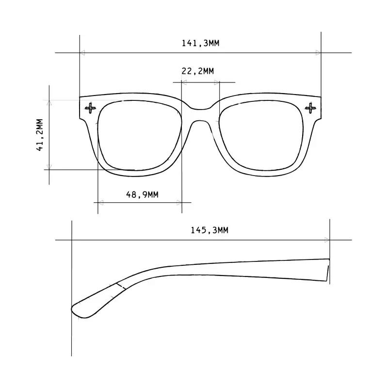 OCCHIALE DA SOLE PREMUM BIG FRAME GIOVANNI MIDNIGHT