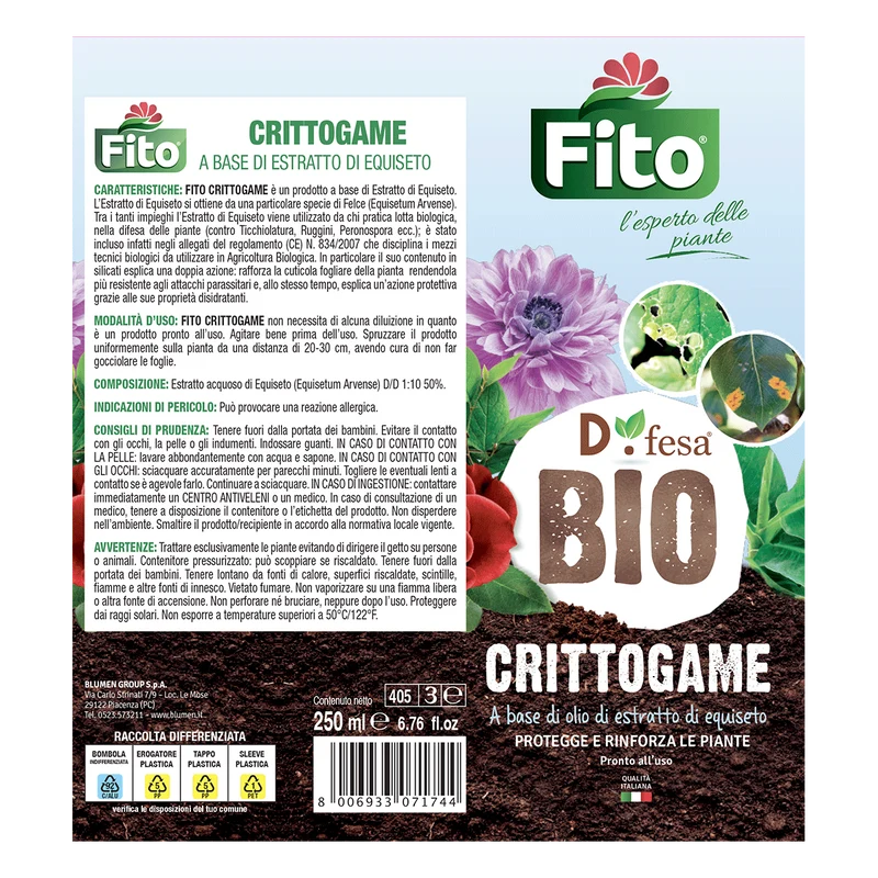 FITO CRITTOGAME SPRAY NO GAS 250ML