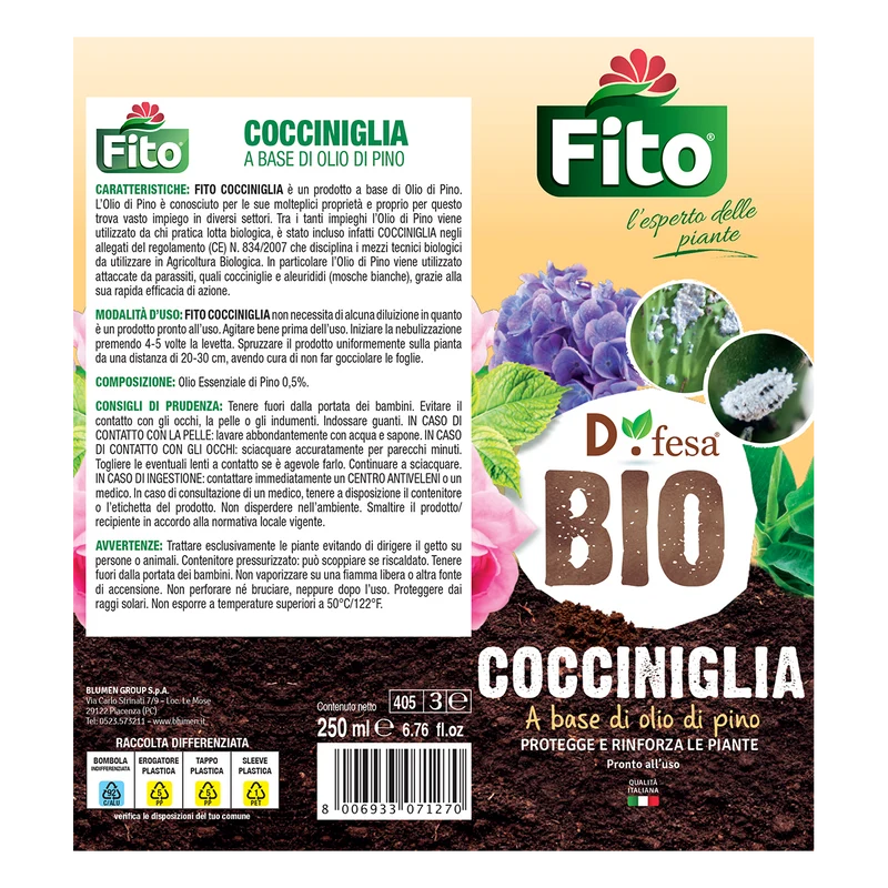 FITO BIO COCCINIGLIA NOGAS 250ML