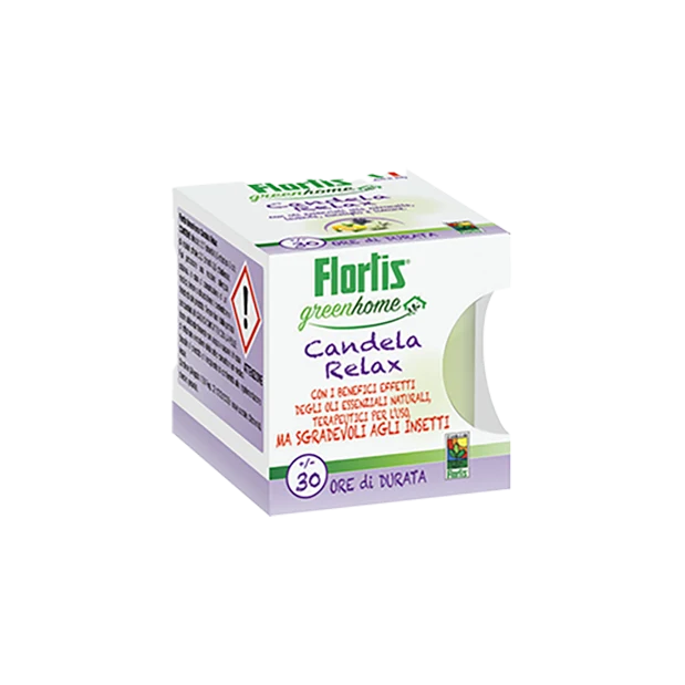 CANDELA RELAX BICCHIERE IN VETRO ANTI INSETTI