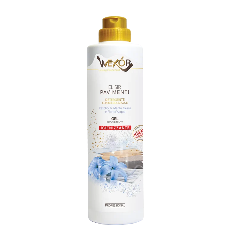 DETERGENTE GEL ELISIR PAVIMENTI FIORI D'ACQUA 750ML IGIENIZZANTE