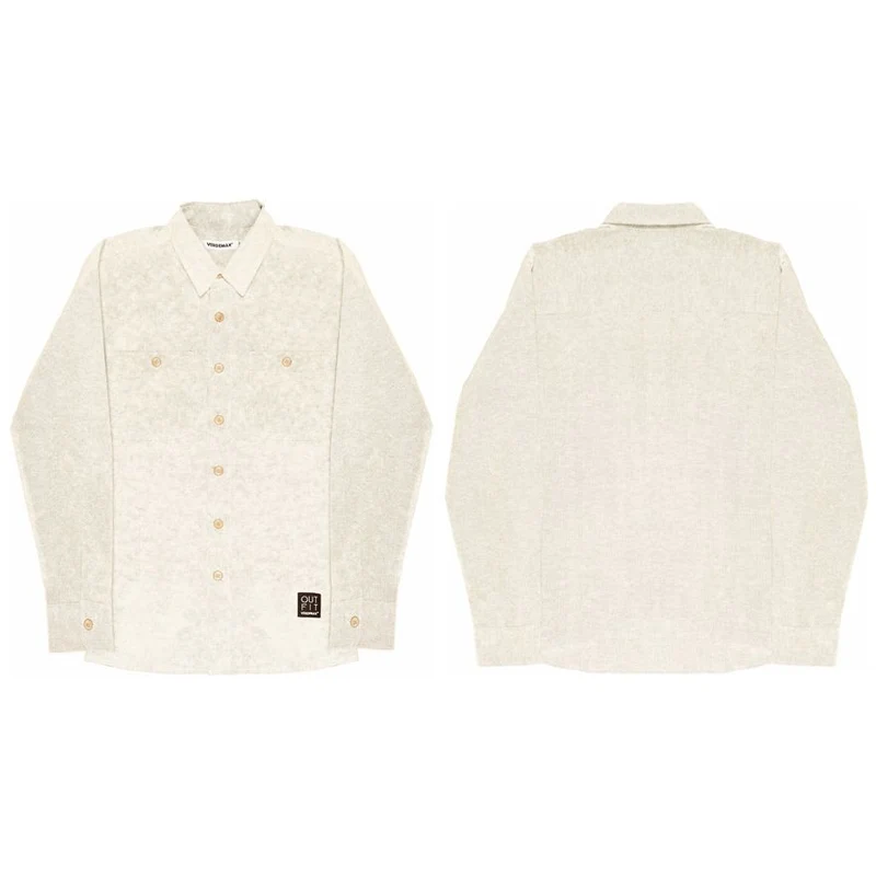CAMICIA ESTIVA UOMO/DONNA VERBENA OFFWHITE TAGLIA XS
