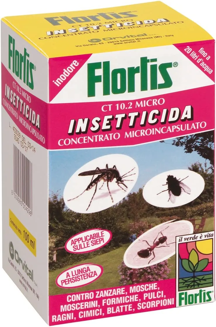MULTINSETTO CT 10.2 INSETTICIDA LIQUIDO CONCENTRATO 100 ML MICROINCAPSULATO