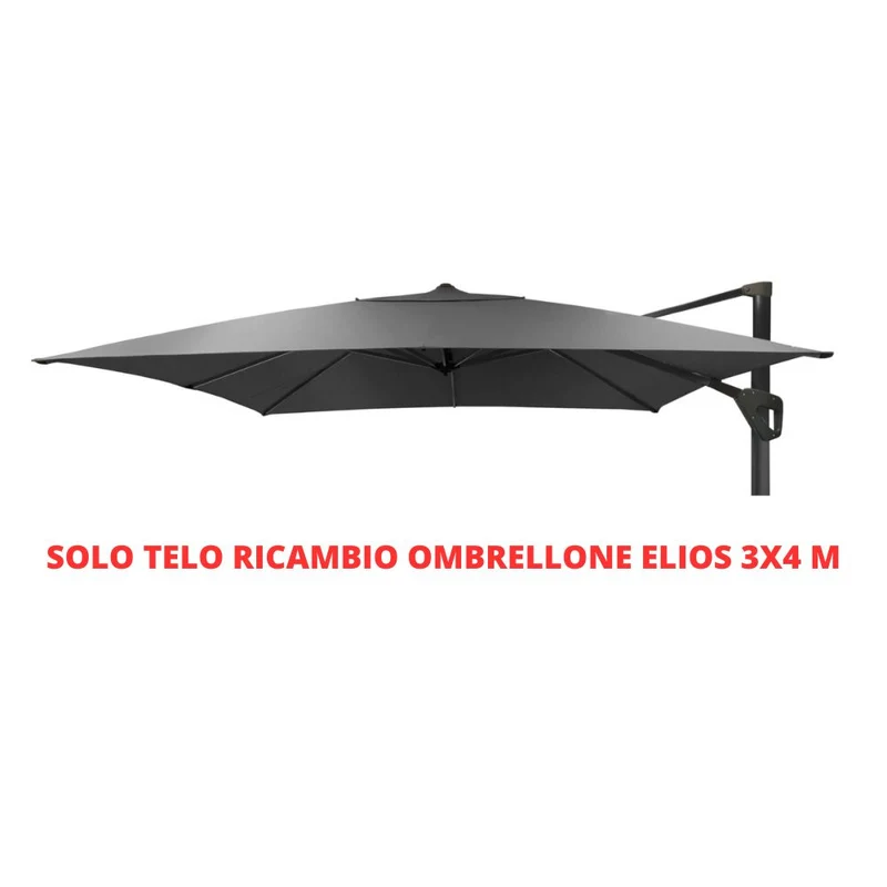 RICAMBIO TELO NOVASUN PER OMBRELLONE ELIOS ORIENTABILE/RETRATTILE 3X4 M GRIGIO SCURO