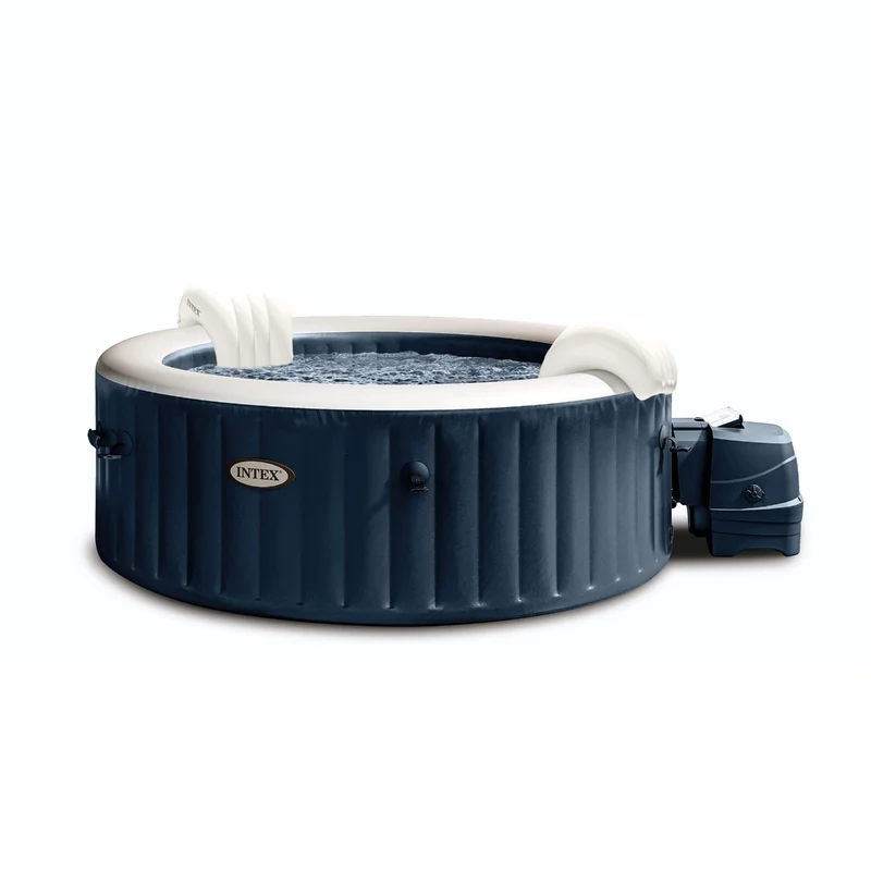 PISCINA SPA IDROMASSAGGIO BUBBLE MASSAGE BLU NAVY 4 POSTI 196 X 196 X 71 CM