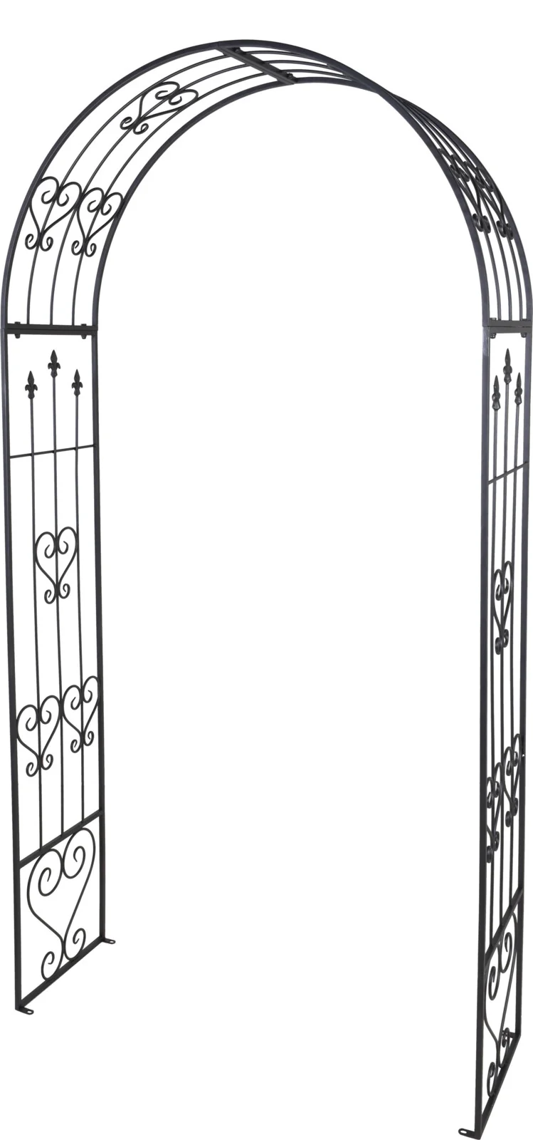 ARCO PER ROSE IN METALLO 136X40X228CM