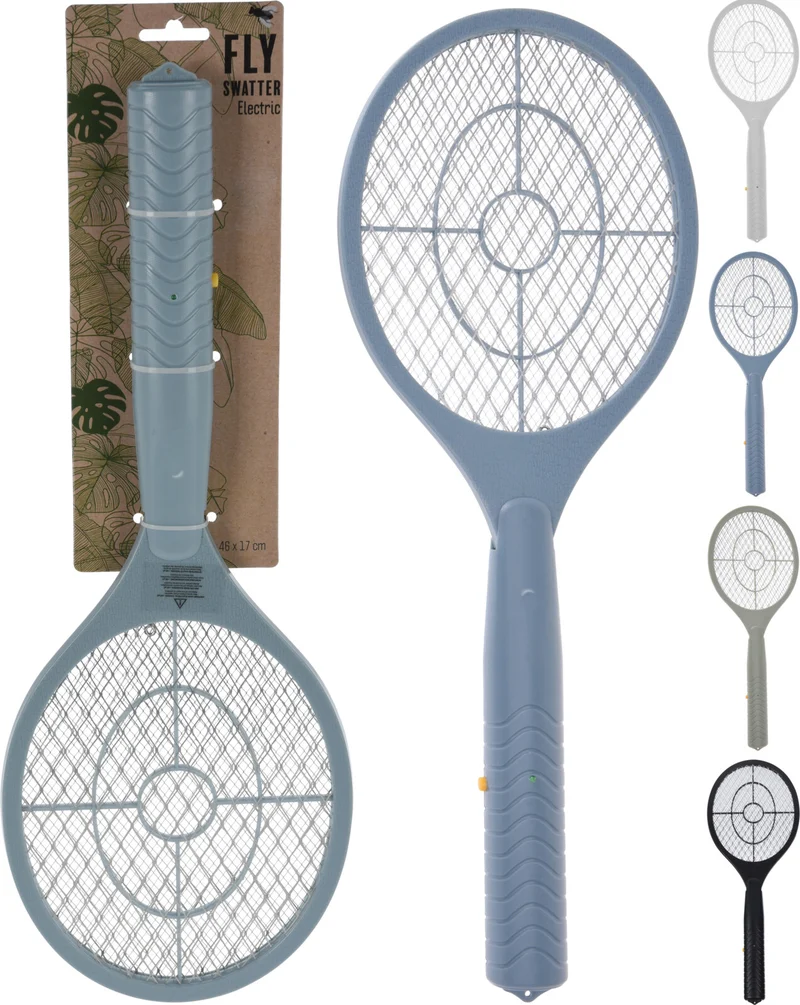 RACCHETTA ELETTRICA PER CATTURA INSETTI COLORE ASSORTITO