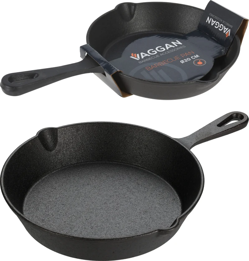 PADELLA BBQ IN GHISA 20CM
