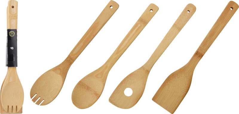 SET 4 UTENSILI DA CUCINA IN BAMBOO