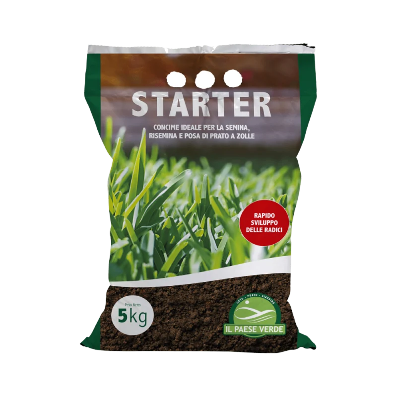 CONCIME PER SEMINA, RISEMINA E POSA PRATO - STARTER 5KG