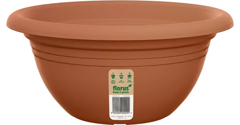 VASO CIOTOLA MEDITERRAN BOWL 30CM TERRACOTTA