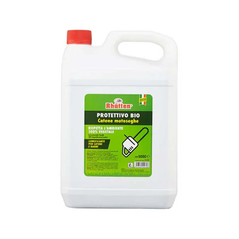 OLIO PROTETTIVO BIO PER CATENE MOTOSEGHE 5 LITRI